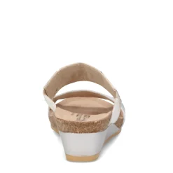 Naot Wedges|Women's , Royalty Sandal White / Silver