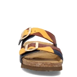 Naot Sandals|Women's , San Diego Sandal Brown Yellow