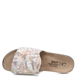 Naot Sandals|Women's , Skylar Sandal White Floral