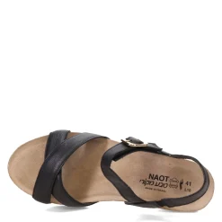 Naot Sandals|Women's , Throne Sandal Black