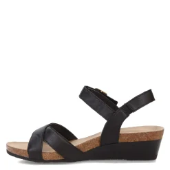 Naot Wedges|Women's , Throne Sandal Black