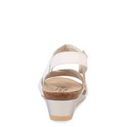Naot Wedges|Women's , Throne Sandal White