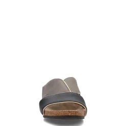 Naot Wedges|Women's , Tiara Sandal Black Grey