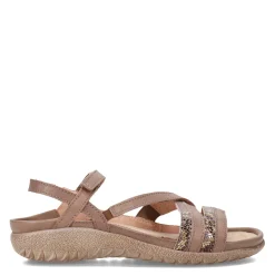Naot Sandals|Women's , Toi Sandal Stone/Gold
