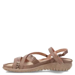 Naot Sandals|Women's , Toi Sandal Stone/Gold