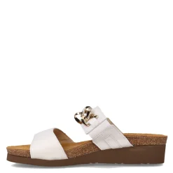 Naot Wedges|Women's , Victoria Sandal White