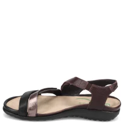 Naot Sandals|Women's , Whetu Sandal Soft Black/Radian Copper