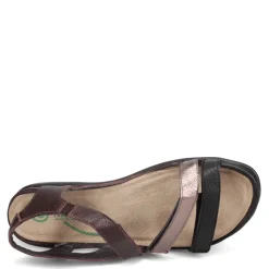Naot Sandals|Women's , Whetu Sandal Soft Black/Radian Copper