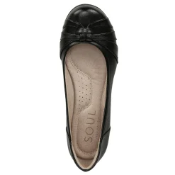 SOUL Naturalizer Flats|Women's Natural Soul, Gift Flat Black