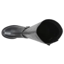 Naturalizer Boots|Women's , Adler Boot - Wide Calf Black Textured