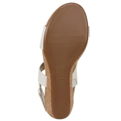 Naturalizer Wedges|Women's , Adria Sandal White