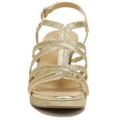 Naturalizer Sandals|Women's , Baylor Dress Sandal Gold