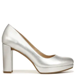 Naturalizer Pumps & Heels|Women's , Berlin Pump Silver Metallic