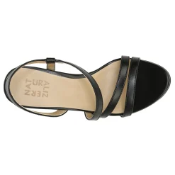 Naturalizer Sandals|Women's , Brenta Strappy Sandal Black