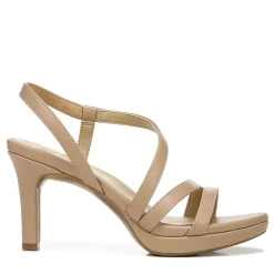 Naturalizer Pumps & Heels|Women's , Brenta Strappy Sandal Beige