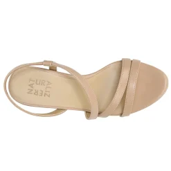 Naturalizer Pumps & Heels|Women's , Brenta Strappy Sandal Beige
