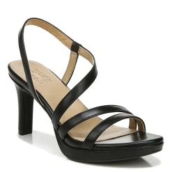 Naturalizer Pumps & Heels|Women's , Brenta Strappy Sandal Black