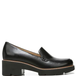 Naturalizer Loafers|Women's , Cabaret Slip-On Black Smooth