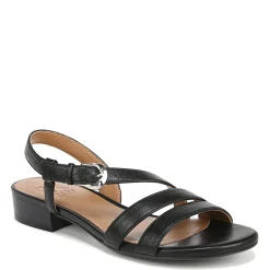 Naturalizer Sandals|Women's , Hilma Sandal Black Faux Leather