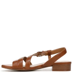 Naturalizer Sandals|Women's , Hilma Sandal English Tea Faux Leather