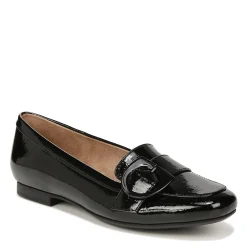 Naturalizer Loafers|Women's , Kayden Moc Slip-On Black Patent