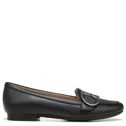 Naturalizer Flats|Women's , Kayden Moc Slip-On Black