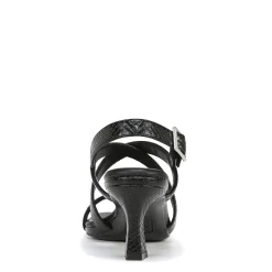 Naturalizer Sandals|Women's , Kiki Sandal Black Snake Print Faux Leather