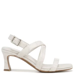 Naturalizer Pumps & Heels|Women's , Kiki Sandal Beige Snake Print Faux Leather