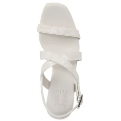 Naturalizer Pumps & Heels|Women's , Kiki Sandal Beige Snake Print Faux Leather