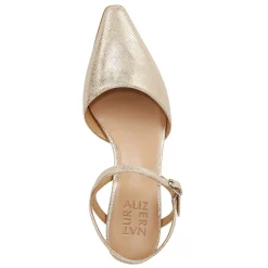 Naturalizer Pumps & Heels|Women's , Tara Pump Gold Faux Leather