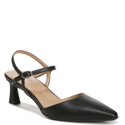 Naturalizer Pumps & Heels|Women's , Tara Pump Black Faux Leather