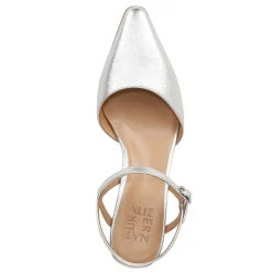 Naturalizer Pumps & Heels|Women's , Tara Pump Silver Faux Leather