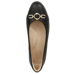 Naturalizer Slip-On Shoes|Women's , Vivienne Ornament Flat Black