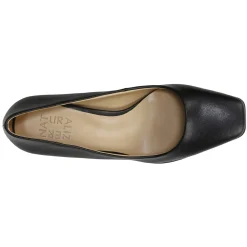 Naturalizer Pumps & Heels|Women's , Warner Pump Black Smooth