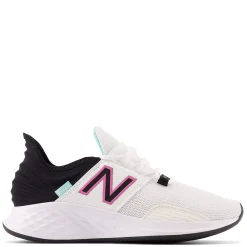 New Balance Sneakers & Athletic|Women's , Fresh Foam Roav Running Shoe White/Black/Surf Vibrant Pink