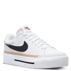 Nike Sneakers & Athletic|Women's , Court Legacy Lift Platform Sneaker White/Black- Hemp