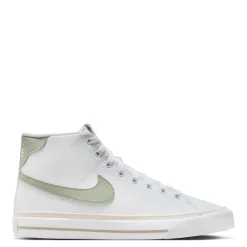 Nike Sneakers & Athletic|Women's , Court Legacy Mid Next Nature Sneaker White/Jade Horizon-Phantom