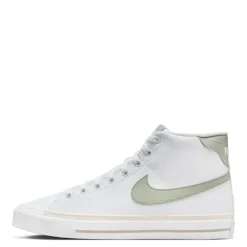 Nike Sneakers & Athletic|Women's , Court Legacy Mid Next Nature Sneaker White/Jade Horizon-Phantom