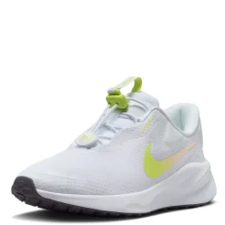 Nike Sneakers & Athletic|Women's , Revolution 7 EasyOn Running Shoe White/Cyber-Crimson Tint-Dark Raisin