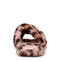 Nine West Sandals|Women's , Cozy 2 Slipper Pink Leopard