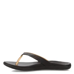 OluKai Sandals|Women's , Honu Sandal Solid Black