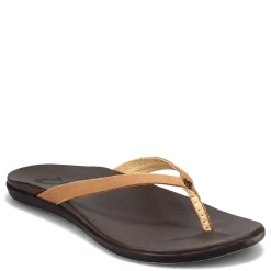 OluKai Sandals|Women's , Ho'opio Thong Sandal Brown