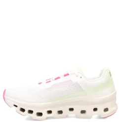 ON Running Sneakers & Athletic|Women's , Cloudmonster Running Shoe White/Lima