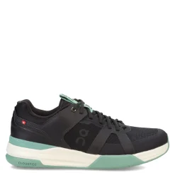 ON Running Sneakers & Athletic|Women's , The Roger Clubhouse Pro Tennis Shoe Black/Green