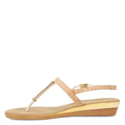 Onex Wedges|Women's , Ava Sandal Cork Gold