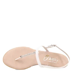 Onex Wedges|Women's , Ava Sandal White