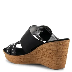 Onex Wedges|Women's , Bashful Sandal Black