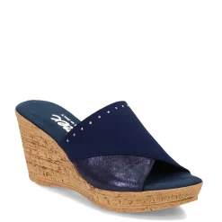 Onex Wedges|Women's , Cathi Sandal Navy