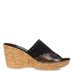 Onex Wedges|Women's , Cathi Sandal Black