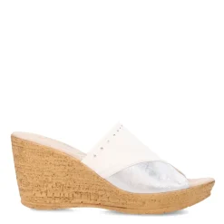 Onex Wedges|Women's , Cathi Sandal White